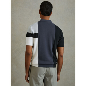 REISS CHARGE Colourblock Polo Shirt